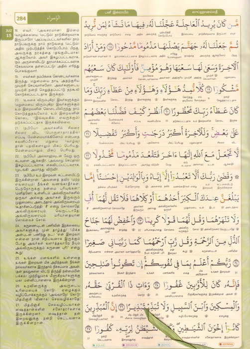 Tajweed Quran Color Word to Word (Dh)