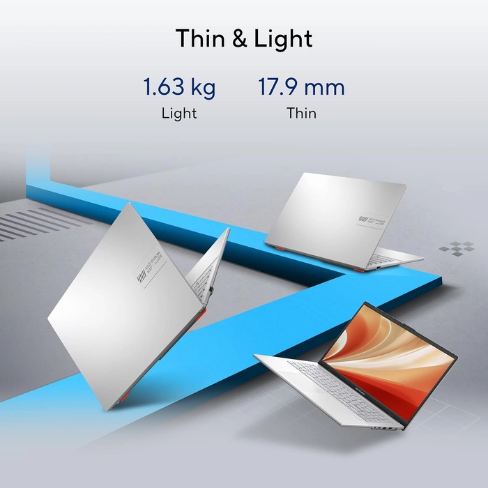ASUS Vivobook Go 15 (2025), Intel Core i3-N305, 8GB RAM, 512GB SSD, FHD, 15.6"/39.62cm, Windows 11, MS Office 2021, Silver, 1.63KG, E1504GA-NJ321WS, Integrated Graphics, Backlit KB, Thin&Light Laptop