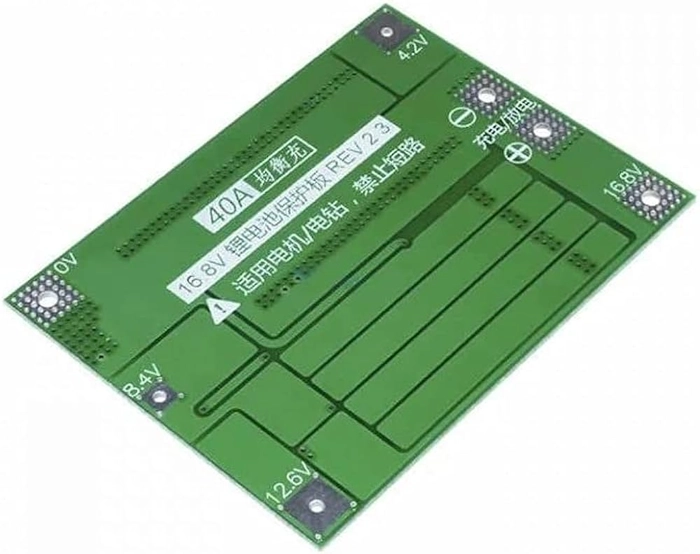 Series 40A 18650 Lithium Battery Protection Board 14.8V 16.8V Cell Module