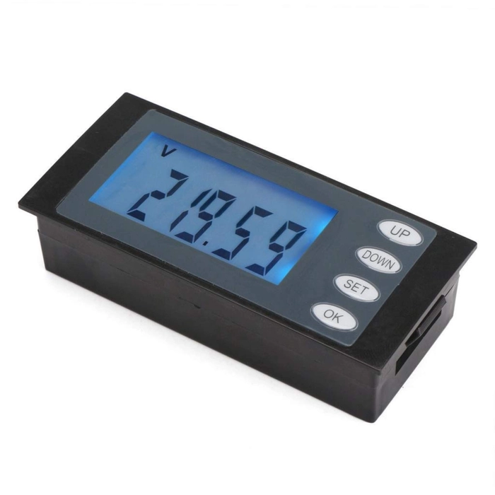 AC 100A LCD DIGITAL POWER METER KWH TIME WATT VOLTMETER A MMETER WITH CT