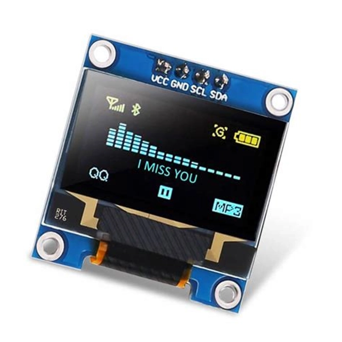 0.96 Inch I2C/IIC 4pin OLED Display Module BLUE