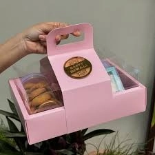 10 Inch x 7 Inch Rakhi Diwali Christmas Chocoate Gift Hamper Box Pastle Color