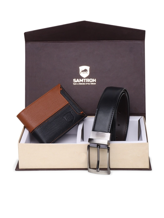 Tan Dual Compartment Bag with Tan Vibrant Belt + Mini Wallet Combo –  Tangerine Handcraft