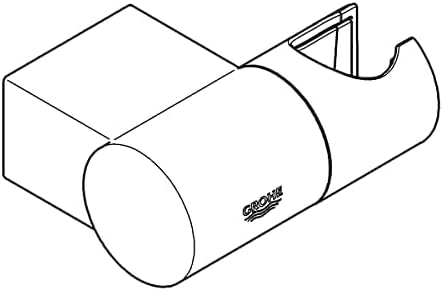 GROHE Rainshower Support Mural pour Pommeau de Douche, Orientable, Chromé