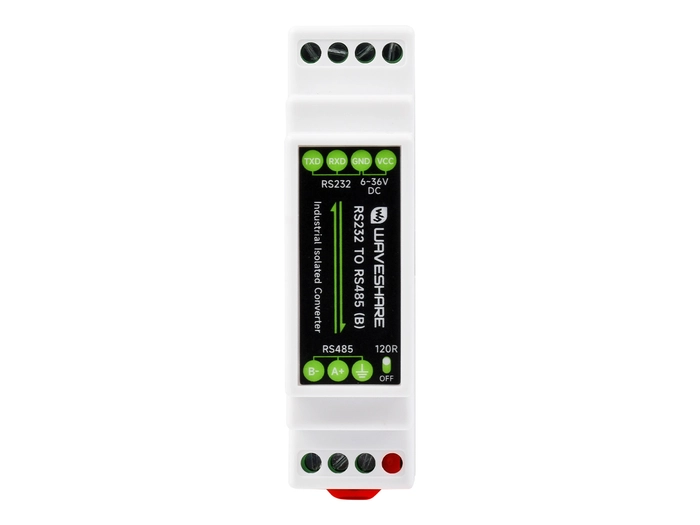 Waveshare Rail-mount TTL To RS485 Galvanic isolated Converter