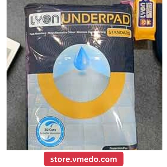 Lyon Underpads Size L: 60 x 90cm (10 Pieces, Pack of 1)