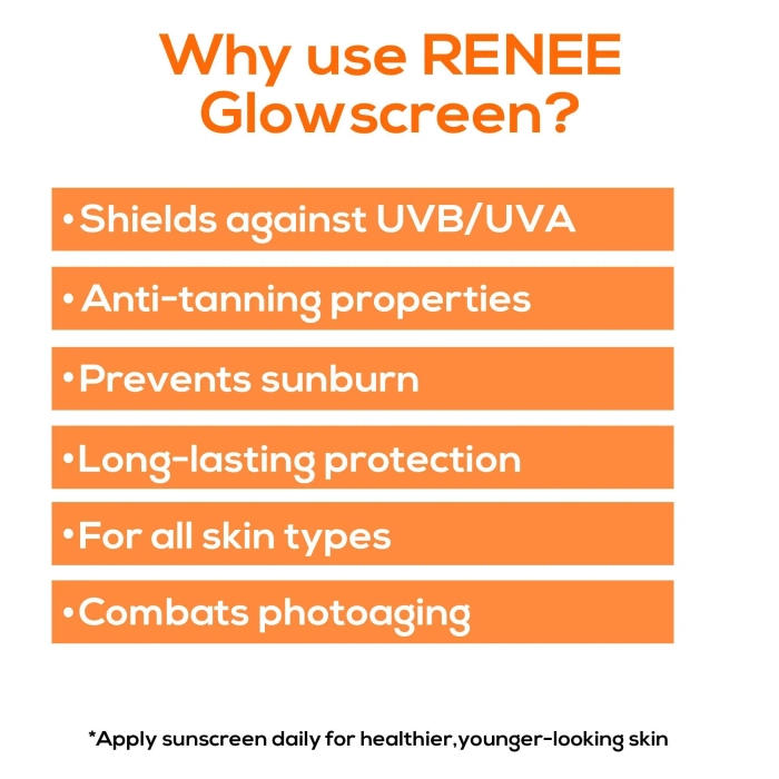 RENEE Glowscreen SPF 50 Sunscreen Cream - 50ml