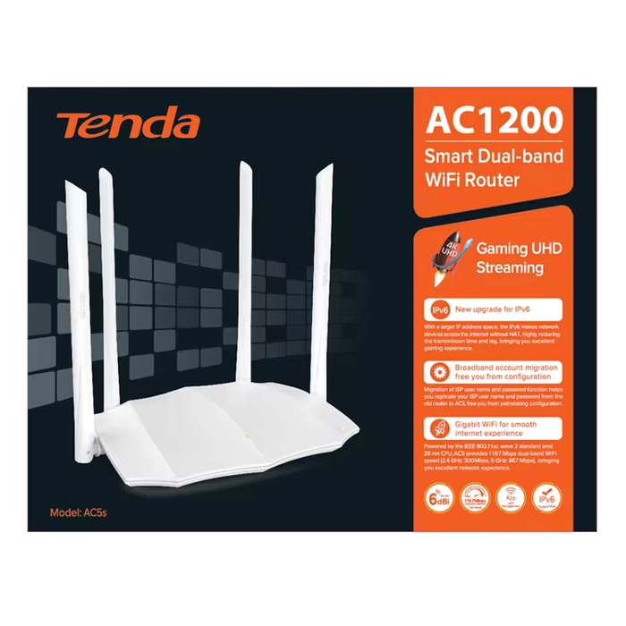 AC5 AC1200 Dual Band Wi-Fi Router