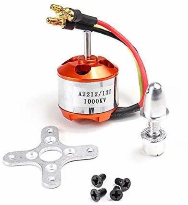 RC Brushless Motor 2212 1000KV with Soldered Banana Connector