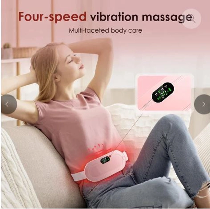 PORTABLE CORDLESS HEATING PAD, PERIOD CARE WAIST MASSAGE