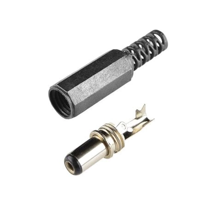 Dc jack connector Male 2.1mm x 5.5mm (Pack of 2)