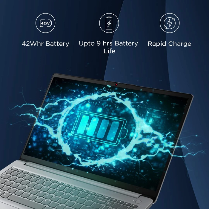 Lenovo IdeaPad 1 15IGL7 – Intel Celeron N4020 | 8GB RAM | 512GB SSD | 15.6" HD Display | Cloud Grey | Windows 11 Home | 82V700L4N