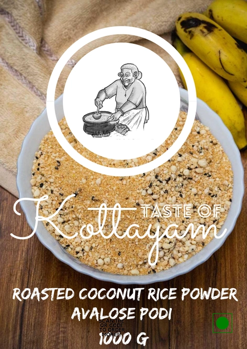 Taste Of Kottyam Avalose Podi (Roasted coconut rice powder)1000G