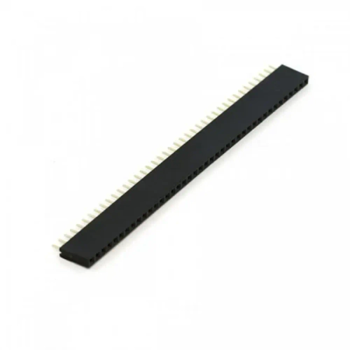 2.54mm 1x40 Pin Female Single Row SMT Header Strip (Pack of 5)