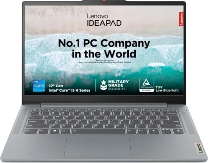 Lenovo IdeaPad Slim 3 15IAH8 (Arctic Grey) – Intel Core i5 12th Gen, 15.6" FHD, 8GB RAM, 512GB SSD, Windows 11, 83ER00M2IN
