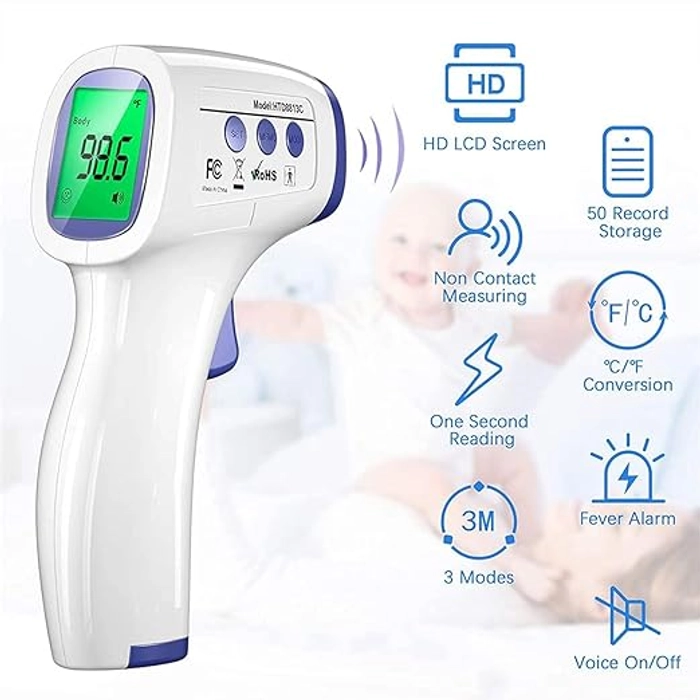 Digital Thermometer For Fever, Non-Contact Laser Infrared Thermometer Temperature Gun