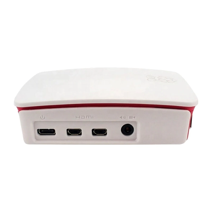 Raspberry Pi 4 Case Enclosure Official Red & White