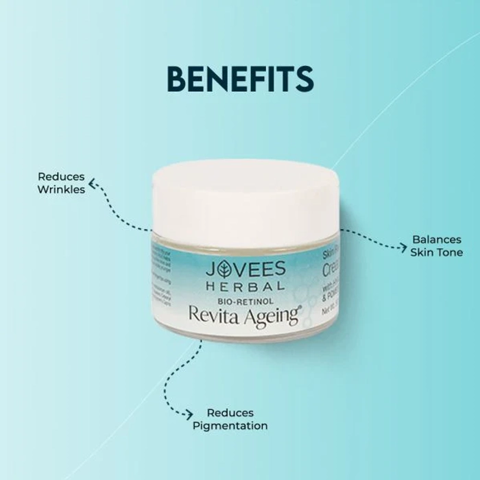 Jovees Bio-Retinol Revita Ageing Face Cream | With Bio-Retinol