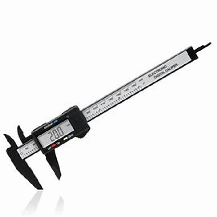 Digital Carbon Fiber Vernier Caliper 6 Inch