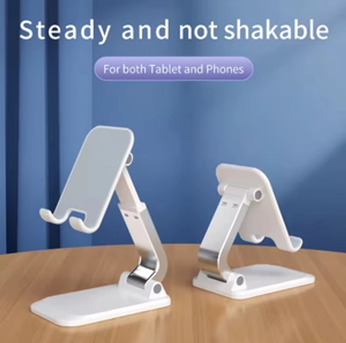 FOLDABLE PHONE STAND FOR DESK-HEIGHT ADJUSTABLE TOP QUALITY