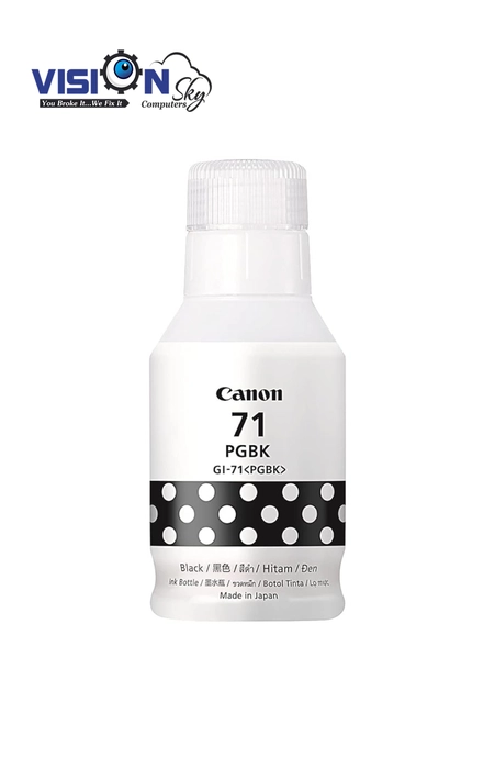Canon PIXMA GI71BK Black Ink bottlefor G1020,G2020,G3020,G2060,G3060, G1737,G2770,G3770,G4770, G1730,G2730,G3730