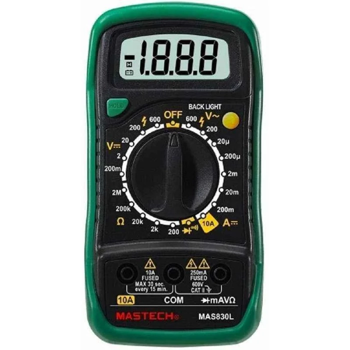 Mastech MAS830L Digital Pocket Multimeter