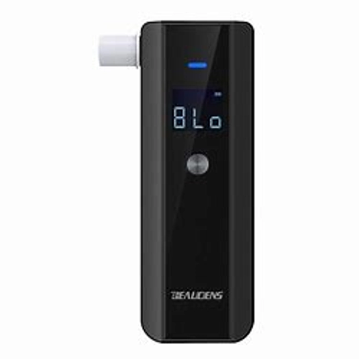 AT188 Portable Alcohol Tester LCD Display Alcohol Detector Breathalyzer with with 10 Mouthpieces Alcohol Analyzer for Test Alcohol