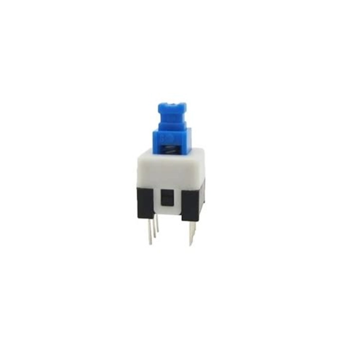 7x7mm 6 Pin DPDT Self-Lock lock Push Switch-10Pcs.