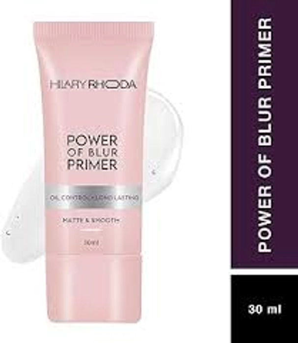 Hilary Rhoda Power Of Blur Primer | Lightweight & Silicone-based Primer | Oil-control Primer - 30 Ml