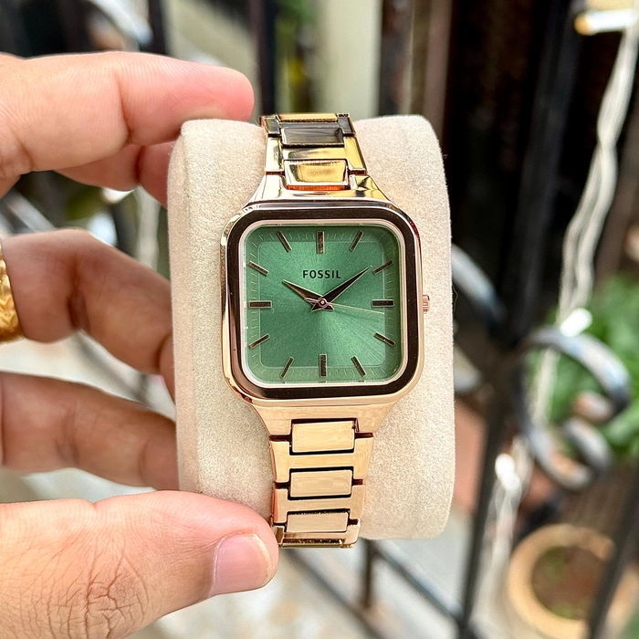 Fossil Green Dial For Women