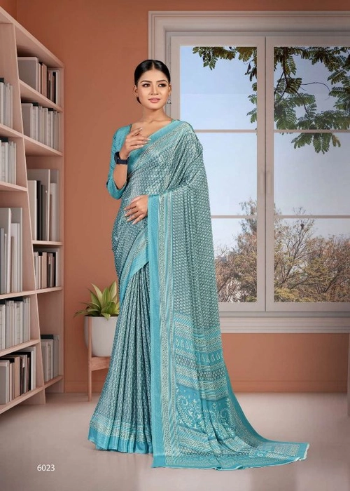 White Red Grey Italian Crepe Sarees Get Extra 10% Discount on All Prep –  Dailybuyys