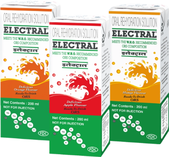 Electral - Pack of 200 ml Oral Rehydration Solution