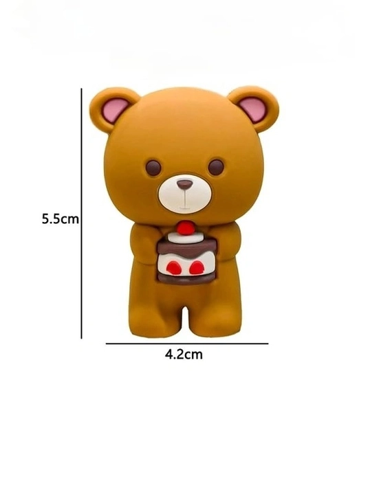 2PCs Cute Teddy Bear Set Cake Topper