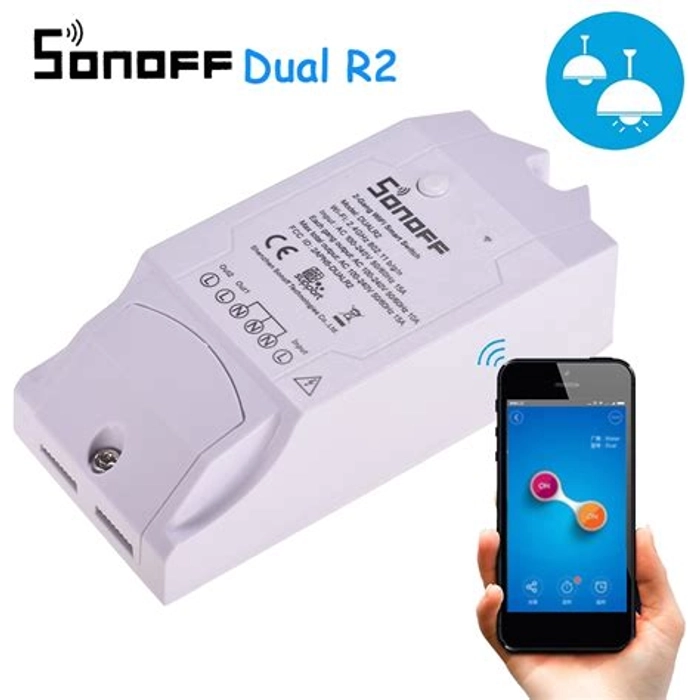 Sonoff Dual 2CH Wifi Smart Switch Home Remote Control