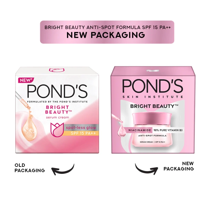 Ponds Bright Beauty Serum Cream SPF 15 PA++