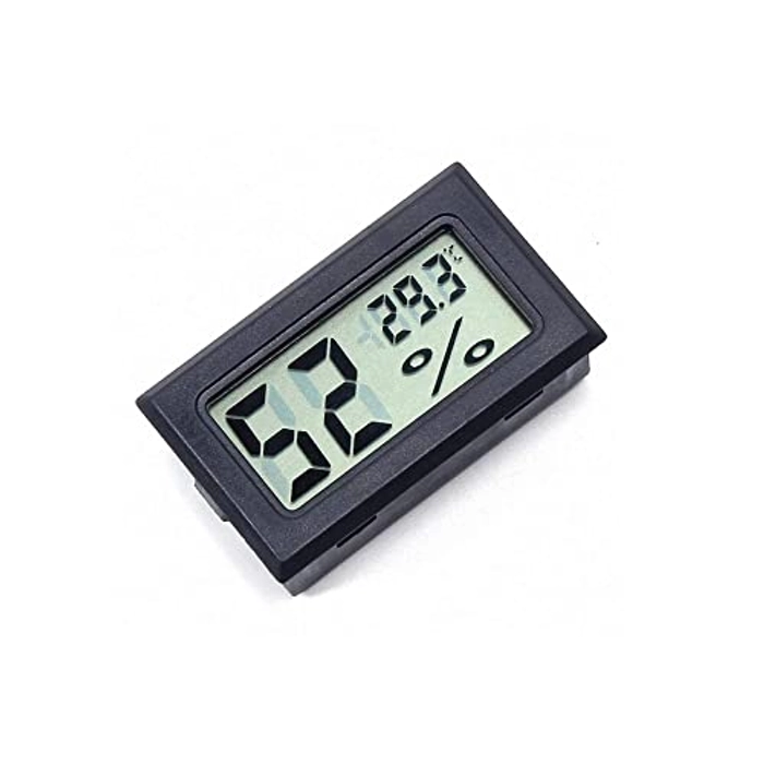 FY-11 Mini Digital LCD Environment DIY Thermometer-Black