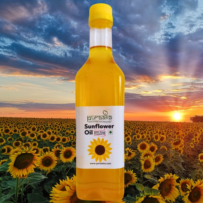 Sunflower Oil - Wood Pressed