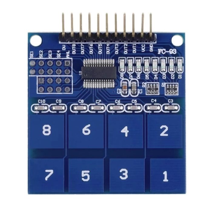 TTP226 8-way Capacitive Touch