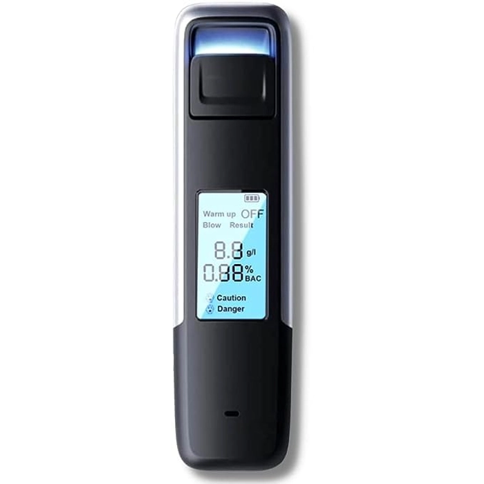 AT-06 Portable Non Contact Alcohol Breath Tester Checker with Digital LCD Display