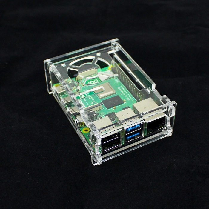 Semi – Transparent Case for Raspberry PI 4B