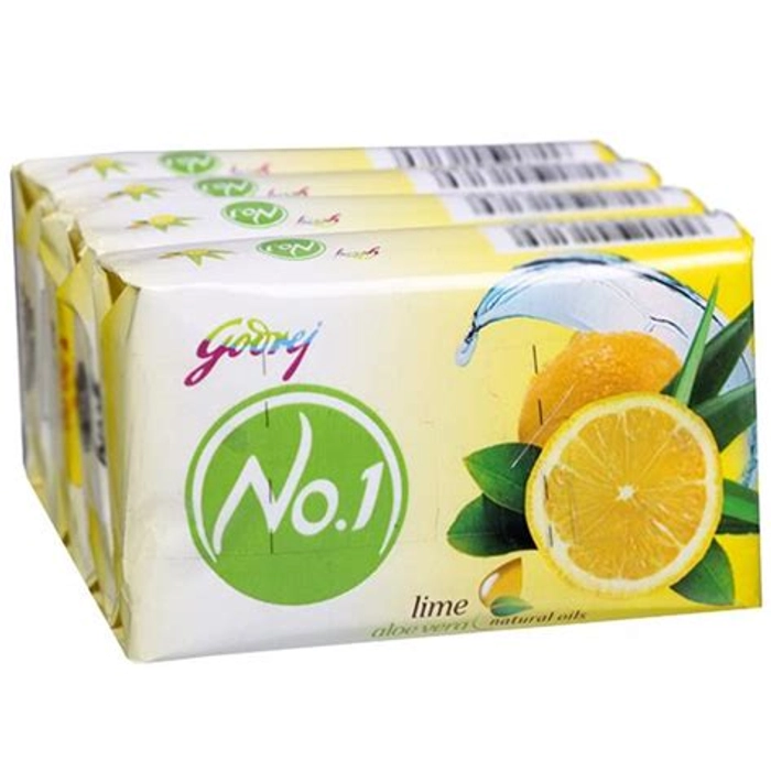 Godrej No1 Lime And Alovera 100G*4 Vl Pk