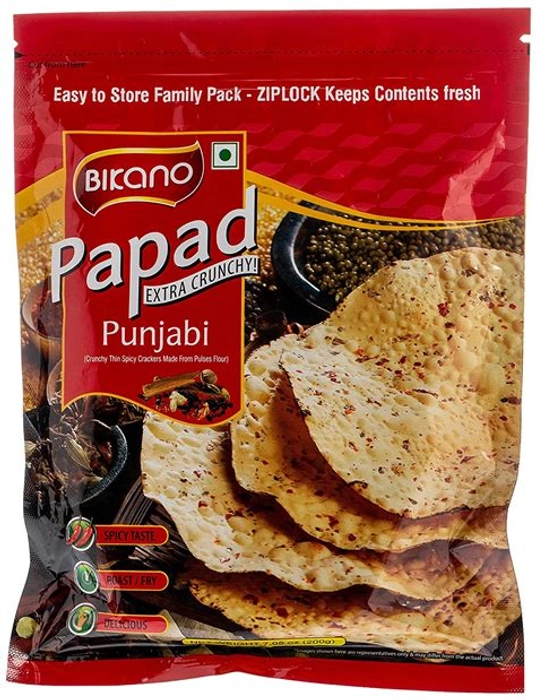 Bikano Papad Punjabi 200G