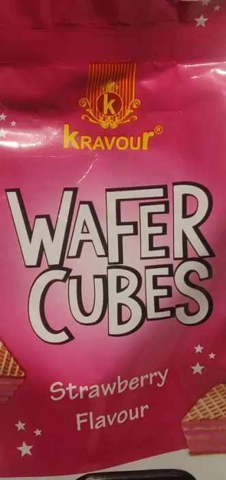 Kravour Wafer Cubes - Strawberry 1+1 25% scheme