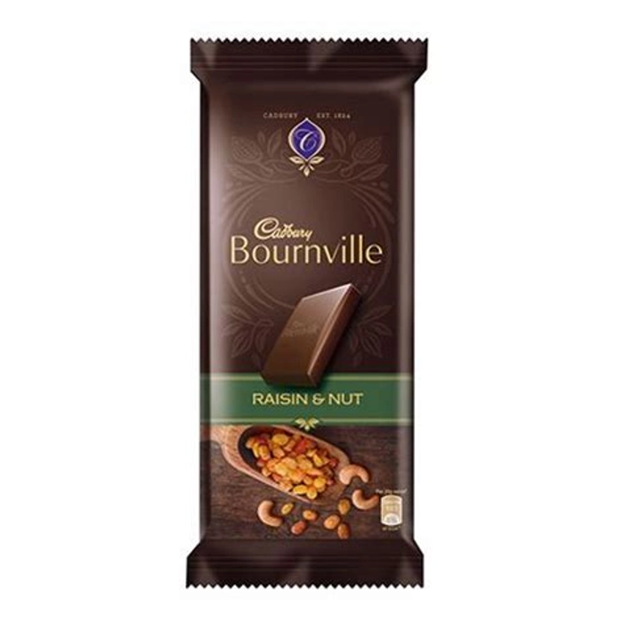 Cadbury Bournville Chocolate Raisin And Nut 31G