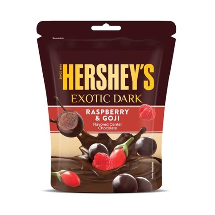 Hersheys Exotic Dark Chocolate Raspberry And Goji