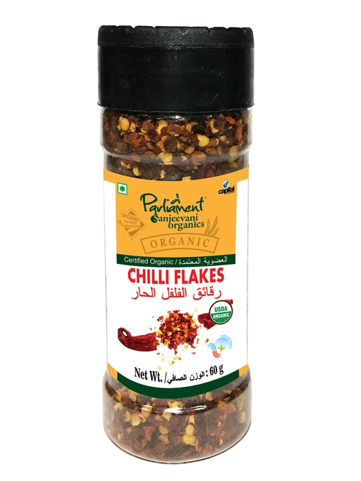 PSO CHILI FLAKES-GLASS BOTTLE 50G