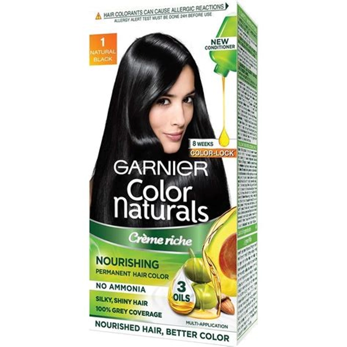 Garnier Black Natural Cream Color Deep Black No.1