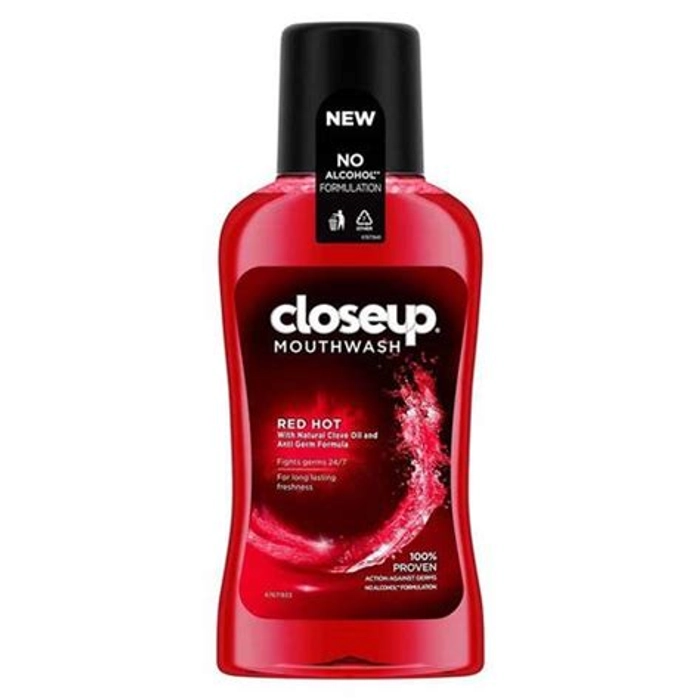 Closeup Red Hot Anti Germ Mouthwash 250 Ml