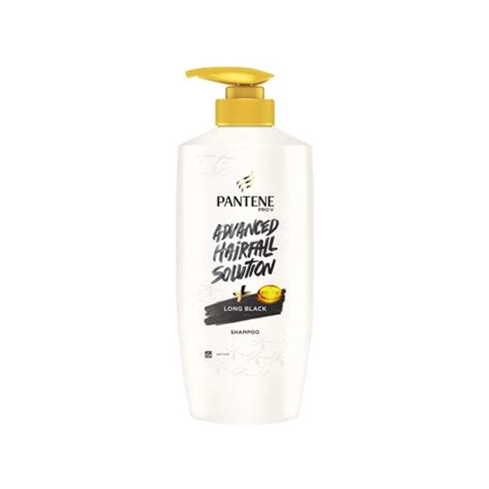 Pantene Long Black Shampoo 650Ml