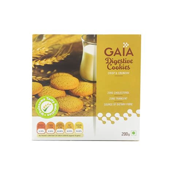 Gaia Digestive Cookies 200Gm